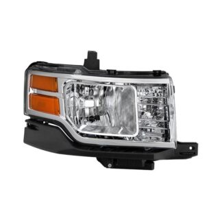 ( OE ) Ford Flex 09-12 SE/SEL Halogen Only ( Don‘t Fit Limited / Titanium and HID Models ) Passenger Side Headlight – Low Beam-H13(Not Included) ; High Beam-H13(Not Included) ; Signal-3457A(Not Included) – OEM Right