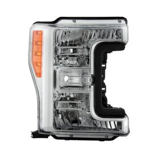 ( POE ) Ford F250 F350 Super Duty 2017-2020 Halogen Only ( Do Not Fit Factory LED Headlight Models ) OEM Style Passenger Side Headlight - Low Beam-H13(Not Included) ; High Beam-H13(Not Included) ; Signal-7444NA(Not Included) - Right
