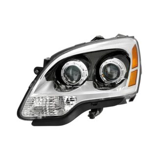 ( OE ) GMC Acadia 2007-2012 Driver Side Headlight -OEM Left - Low Beam-H7(Included) ; High Beam-H7(Included) ; Signal-7444NA(Not Included)