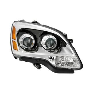 ( OE ) GMC Acadia 2007-2012 Passenger Side Headlight -OEM Right - Low Beam-H7(Included) ; High Beam-H7(Included) ; Signal-7444NA(Not Included)
