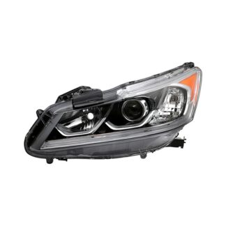 ( OE ) Honda Accord 16-18 Driver Side LED Models Headlight -  Low Beam-H11(Included) ; High Beam-HB3(Included) ; Signal-7440A(Included) - OE Left