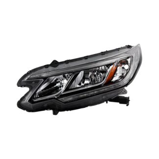 ( OE ) Honda CRV 2015-2016 Halogen with DRL LED Models Only - OEM Style Driver Side Headlight - Low Beam-H11(Not Included) ; High Beam-9005(Not Included) ; Signal-7444NA(Not Included) - Left