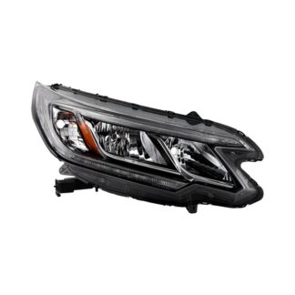 ( OE ) Honda CRV 2015-2016 Halogen with DRL LED Models Only – OEM Style Passenger Side Headlight – Low Beam-H11(Not Included) ; High Beam-9005(Not Included) ; Signal-7444NA(Not Included) – Right