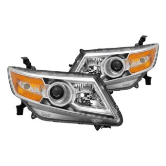 ( Akkon ) Honda Odyssey Halogen Models Only 11-15 ( Don‘t Fit HID models ) OEM Style Headlights - Chrome