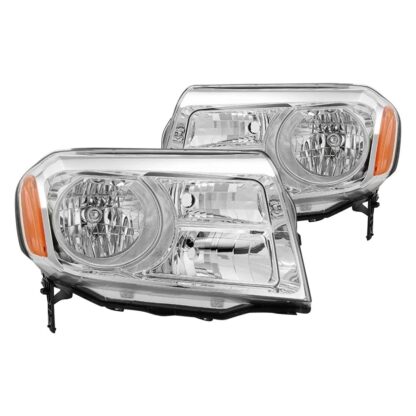 Honda Pilot 2012-2015 OEM Style Headlights - Chrome