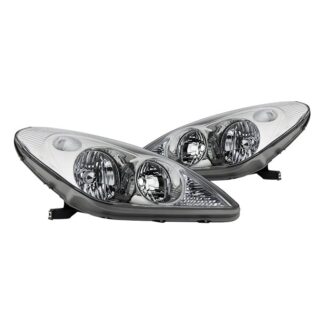( OE ) Lexus ES300 02-03 / ES330 2004 Halogen Models Only OEM Style Headlights - Left and Right - Low Beam-H7(Not Included); High Beam-9005(Not Included) ; Signal-7440A(Not Included) - Chrome
