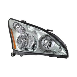 ( OE ) Lexus RX330 RX350 RX400h 04-09 Halogen Models Only ( Don‘t Fit HID & Projector Models ) Passenger Side Headlight - Low Beam-H11(Not Included) ; High Beam-9005(Not Included) - OEM Right