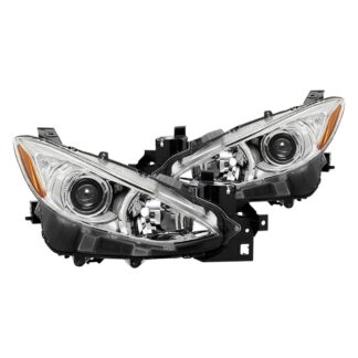 ( OE ) Mazda 3 2014-2016 OEM Style Headlights - Chrome