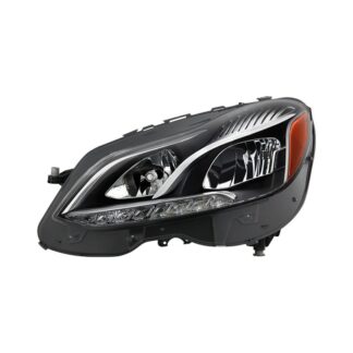 ( POE ) Mercedes Benz 14-16 W212 E Class Sedan Full LED Headlight - Low Beam-LED ; High Beam-H7(Not Included) ; Signal-PSY21W(Included) - OE Left