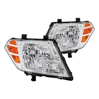 ( OE ) Nissan Frontier 2009-2016 OEM Style Headlights - Low Beam-HB5(Not Included) ; High Beam-HB5(Not Included) ; Signal-7444NA(Not Included) - Chrome