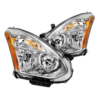 ( OE ) Nissan Rogue 08-13 Halogen Model Only ( Don‘t Fit HID models ) OEM Style Headlights - Low Beam-H11(Not Included) ; High Beam-9005(Not Included) ; Signal-1157NA(Not Included) - Chrome