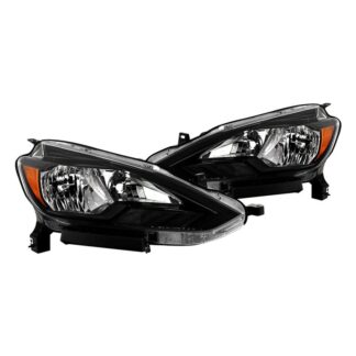 ( OE ) Nissan Sentra 16-18 OE Halogen Headlight – Low Beam-H11(Included) ; High Beam-H9(Included) ; Signal-3157NA(Included) – OE Black