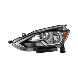 ( OE ) Nissan Sentra 16-18 Driver Side Halogen Headlight - Low Beam-H11(Included) ; High Beam-H9(Included) ; Signal-3157NA(Included) - OE Left