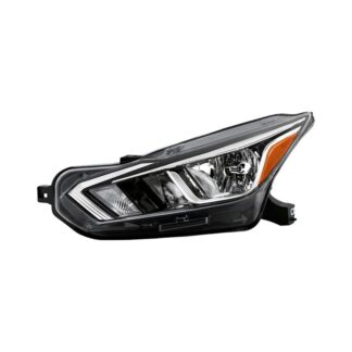 ( OE ) Nissan Versa 20-21 Base S SR SV Halogen Headlight - Low Beam-H1(Included) ; High Beam-H9(Included) ; Signal-WY21W(Included) - OE Left