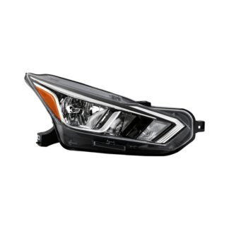 ( OE ) Nissan Versa 20-21 Base S SR SV Halogen Headlight - Low Beam-H1(Included) ; High Beam-H9(Included) ; Signal-WY21W(Included) - OE Right