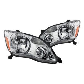 ( Akkon ) Toyota Avalon 05-07 OEM Style Headlights – Low Beam-9006(Not Included) ; High Beam-9005(Not Included) ; Signal-3457A(Included) ; Chrome