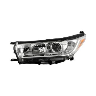 ( OE ) Toyota Highlander 17-19 (LE / XLE) non DRL Halogen Headlight - Low Beam-H11(Included) ; High Beam-HB3(Included) ; Signal-7444(Included) - OE Left