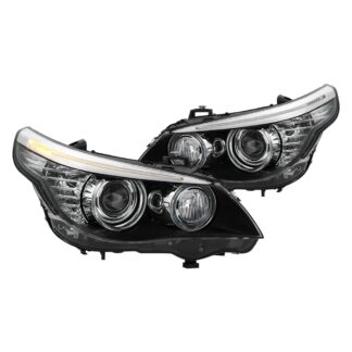 ( OE ) BMW E61 5 Series 08-10 HID w/AFS Projector Headlights - Hi/Lo use D1S   Signal Included 1156A - OE Left