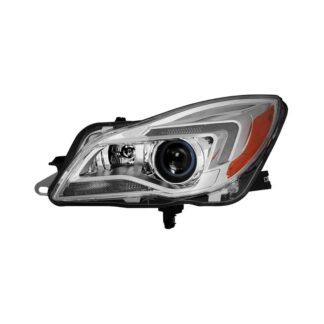 ( POE ) Buick Regal 14-17 Driver Side HID Projector Headlights - Low Beam-D3S(Not Included) ; High Beam-H11(Included) ; Signal-LED - OE Left