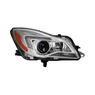 ( POE ) Buick Regal 14-17 Passenger Side HID Projector Headlights - Low Beam-D3S(Not Included) ; High Beam-H11(Included) ; Signal-LED - OE Right