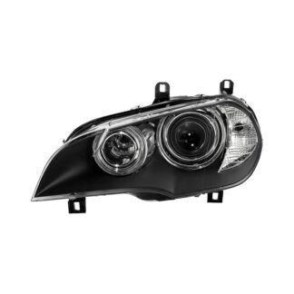 ( OE ) BMW X5 07-10 Driver Side HID AFS Projector Headlights – Low Beam-D1S(Not Included) ; High Beam-D1S(Not Included) ; Signal-PY24W(Included) – OE Left