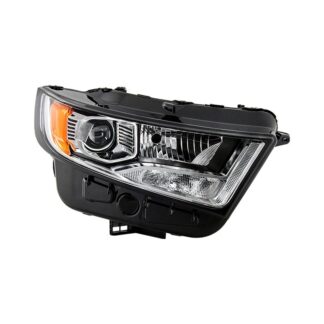 ( POE ) Ford Edge 15-18 OE Halogen Headlights –  Low Beam-H11(Included) ; High Beam-9005(Included) ; Signal-7440A(Included) – OE Right