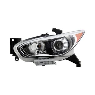 ( POE ) Infiniti Jx35 2013 / QX60 14-15 Xenon HID Projector Headlight – Low Beam D2S : – High Beam D2S : – Signal: 7507 (Included)- OE Left