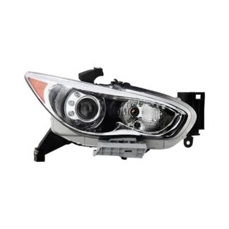 ( POE ) Infiniti Jx35 2013 / QX60 14-15 Xenon HID Projector Headlight – Low Beam D2S : – High Beam D2S : – Signal: 7507 (Included)- OE Right