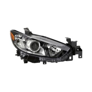 Mazda 6 14-17 4Dr Halogen Models Only Passenger Side Projector Headlights – Low Beam-H11(Included) ; High Beam-HB3(Included) ; Signal-7440A(Included) –  OE Right