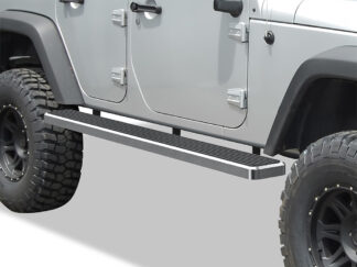iStep 6 Inch Hairline | 2007-2018 Jeep Wrangler JK 4 Door (Factory sidesteps or rock rails have to be removed) (Pair)