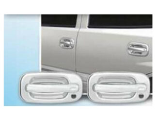 Chrome ABS Door Handle Cover 4Pc Fits 1999-2005 Chevrolet Silverado DH39181 QAA