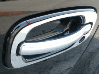 Chrome ABS Door Handle Cover 4Pc Fits 2002-2006 Cadillac Escalade DH42255 QAA