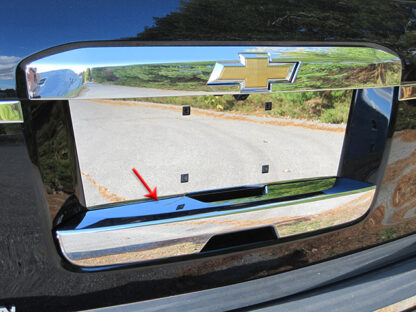 Chrome ABS Tailgate Handle Cover 1Pc Fits Cadillac Chevrolet GMC DH55196 QAA