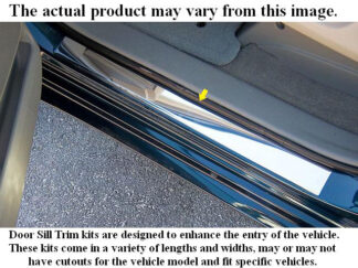 Stainless Steel Door Sill Trim 2Pc Fits 2005-2009 Buick LaCrosse DS45520 QAA