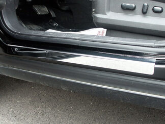 Stainless Steel Door Sill Trim 4Pc Fits 2007-2013 Lincoln MKX DS47610 QAA
