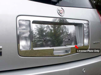 Stainless License Plate Bezel 1Pc Fits 2004-2009 Cadillac SRX LP44260 QAA