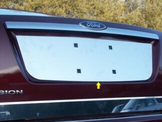 Stainless License Plate Bezel 1Pc Fits 2006-2009 Ford Fusion LP46390 QAA