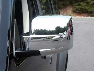 Chrome ABS plastic Mirror Cover 2Pc Fits Dodge Nitro Jeep Liberty MC47940 QAA