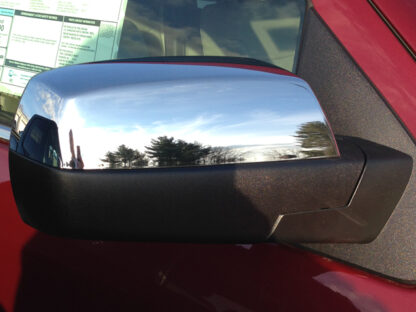 Chrome ABS plastic Mirror Cover 2Pc Fits Chevy Silverado GMC Sierra MC54181 QAA