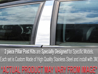 Stainless Steel Pillar Trim 2Pc Fits 1984-1990 Chevrolet Caprice PP19102 QAA