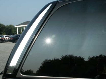Stainless Rear Window Trim 2Pc Fits 2002-2006 Cadillac Escalade RW42255 QAA