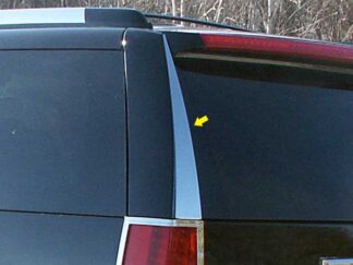 Stainless Rear Window Trim 2Pc Fits 2007-2014 Cadillac Escalade RW47255 QAA