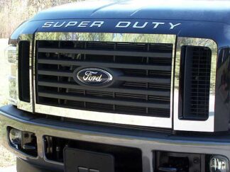 Stainless Steel Grille Accent 6Pc Fits 2008-2008 Ford Super Duty SG48320 QAA