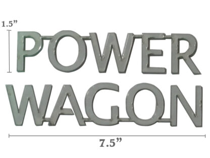 Stainless Steel Graphic Emblem 2Pc Fits 2005-2008 Dodge Magnum SGR45920 QAA