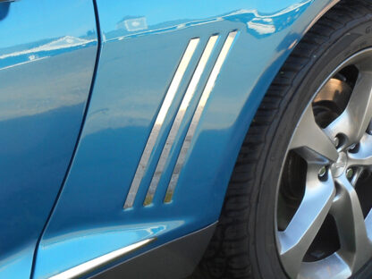 Stainless Steel Side Vent Trim 6Pc Fits 2010-2015 Chevrolet Camaro SV50100 QAA