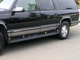 Stainless Rocker Panel Trim 10Pc Fits 1992-1999 Chevrolet Suburban TH32198 QAA