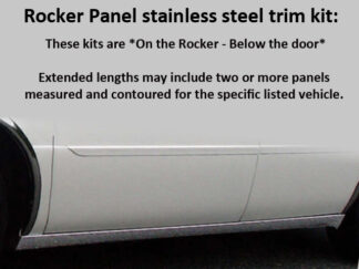 Stainless Rocker Panel Trim 6Pc Fits 2006-2011 Cadillac DTS TH40242 QAA