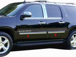 Stainless Rocker Panel Trim 6Pc Fits 2007-2008 Chevrolet Suburban TH47198 QAA
