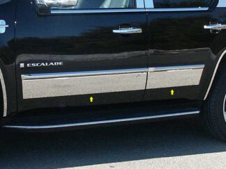 Stainless Rocker Panel Trim 4Pc Fits 2007-2014 Cadillac Escalade TH47255 QAA