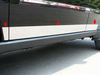 Stainless Rocker Panel Trim 6Pc Fits 2007-2011 Dodge Nitro TH47940 QAA